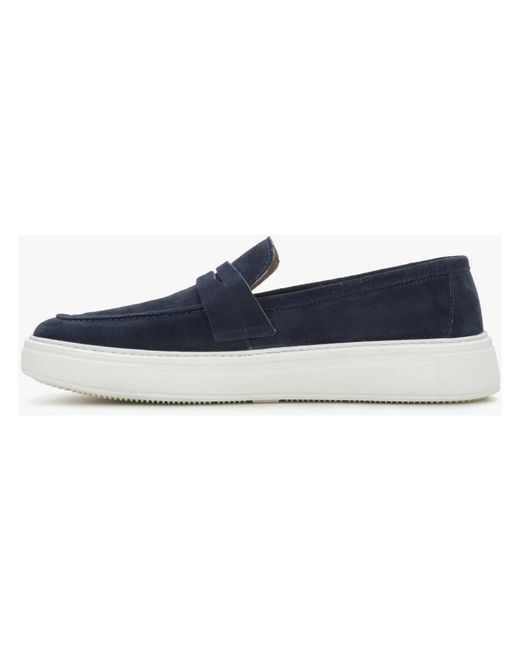 Loafers ESTRO pour homme en coloris Blue
