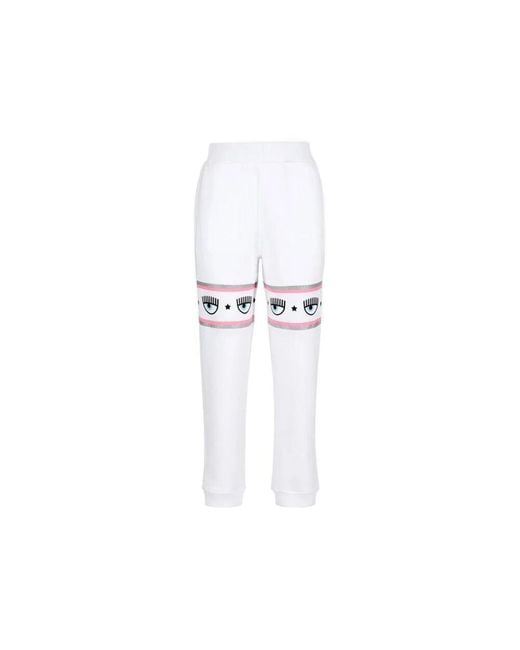 Sweatpants Chiara Ferragni de color White