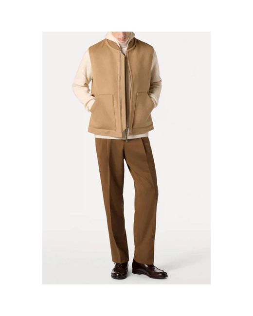 Vests Lardini de hombre de color Natural