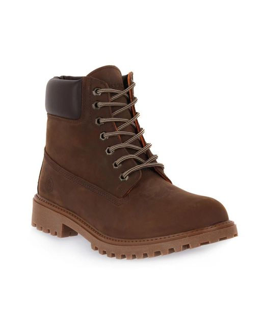 Lumberjack Brown Lace-Up Boots for men