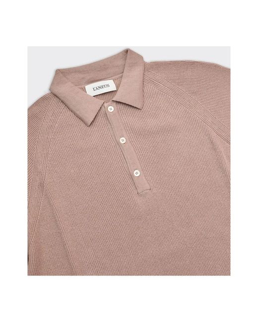 Laneus Pink Polo Shirts for men