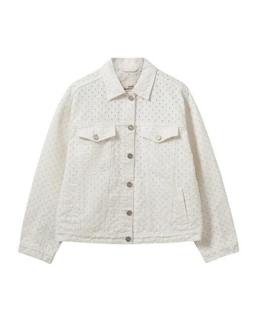 Sofie Schnoor White Denim Jackets