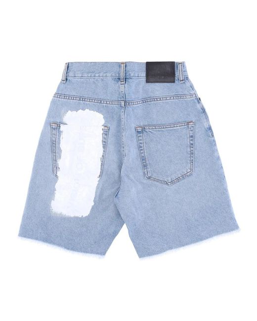 Vision Of Super Blue Denim Shorts for men