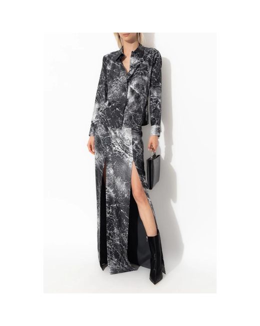 McQueen Gray Maxi Skirts