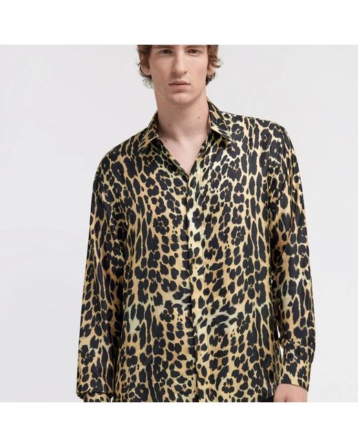 Roberto Cavalli Black Casual Shirts for men