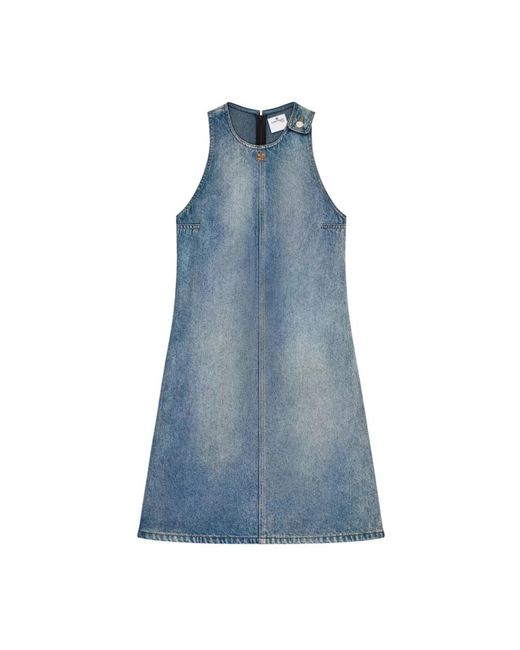 Courreges Blue Short Dresses