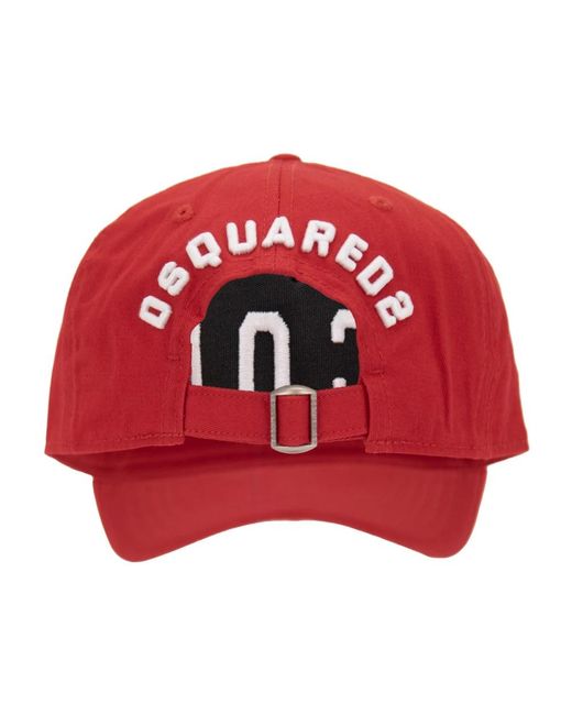 DSquared² Red Baseball Cap