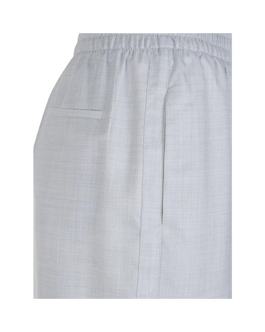 Eleventy Gray Tapered Trousers