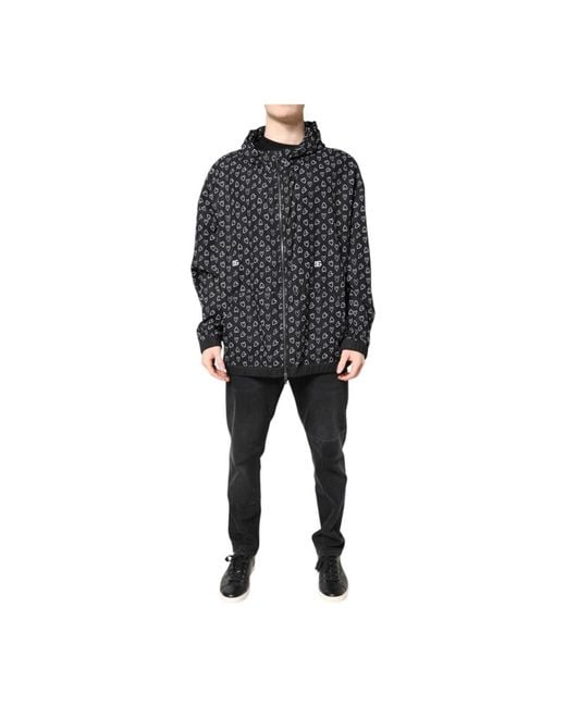 Dolce & Gabbana Black Light Jackets for men