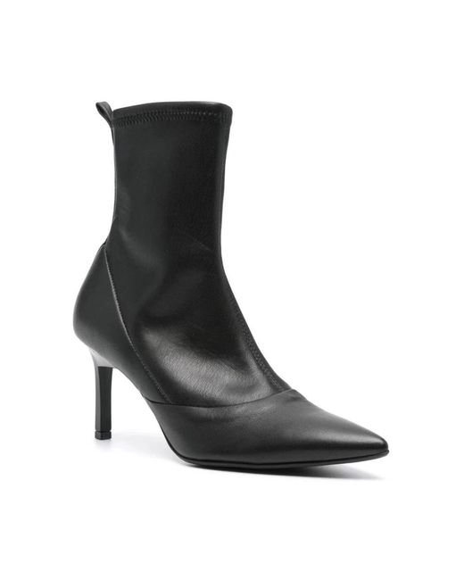 Calvin Klein Black Heeled Boots