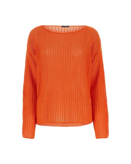 Knitwear > round-neck knitwear Canessa en coloris Orange