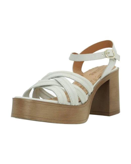 High Heel Sandals MTNG de color Natural