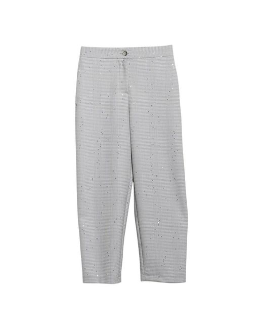Tapered Trousers di ViCOLO in Gray