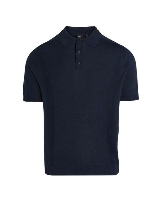 ALPHATAURI Blue Polo Shirts for men