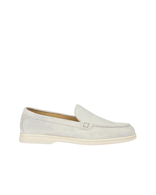 Doucal's White Wildlederloafer | ice