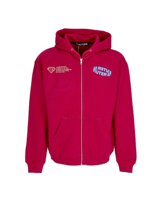 Iuter Zip-Throughs in het Red voor heren