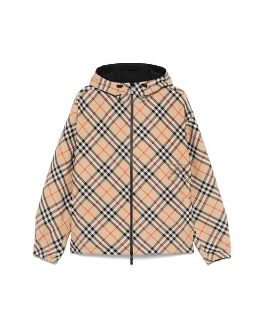 Burberry Light Jackets in het Natural voor heren