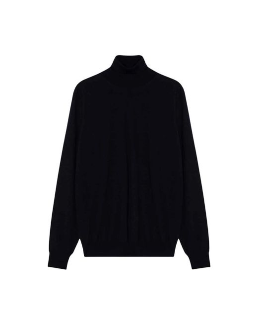 Drumohr Black Turtlenecks for men