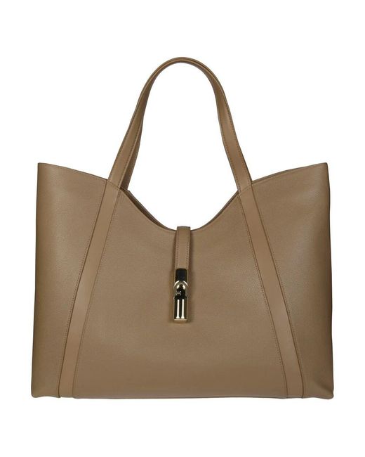 Furla Brown Xl hobo tasche