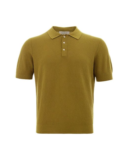 Gran Sasso Green Polo Shirts for men