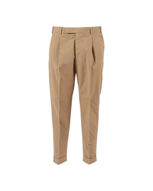 PT Torino Natural Suit Trousers for men