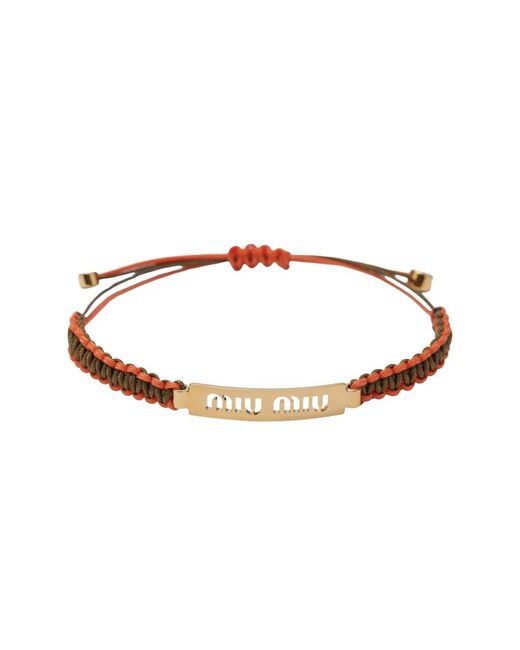 Miu Miu Brown Bracelets
