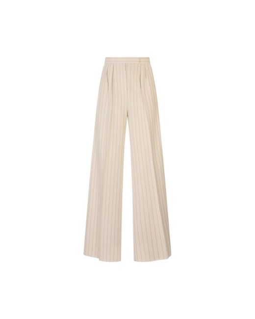 Max Mara Natural Wide Trousers