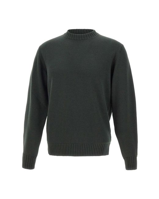 FILIPPO DE LAURENTIIS Gray Round-Neck Knitwear for men