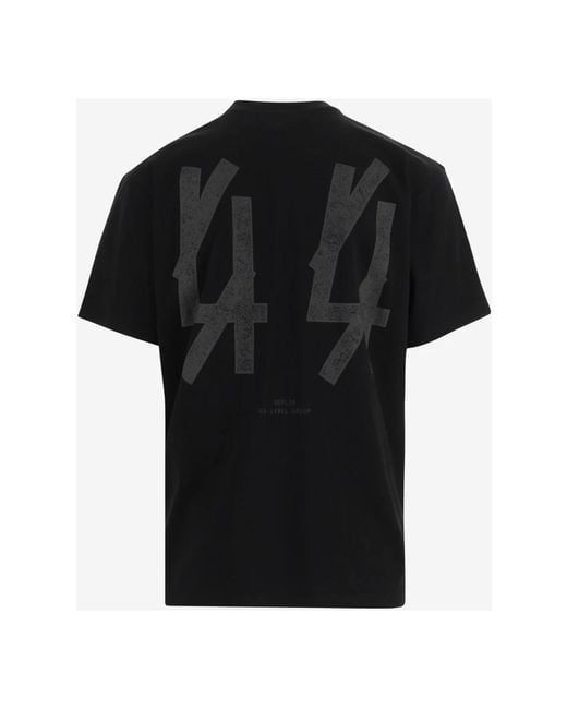 44 Label Group Black T-Shirts for men