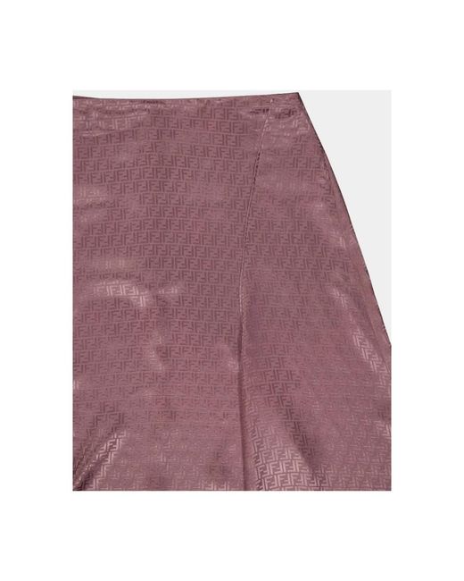 Fendi Purple Midi Skirts