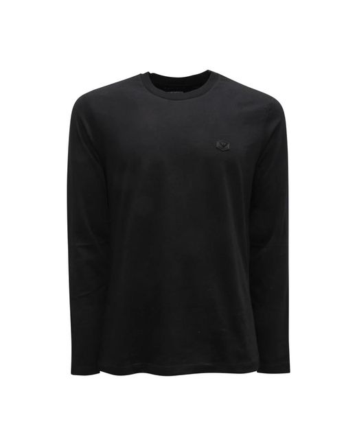 Armani Black Long Sleeve Tops for men