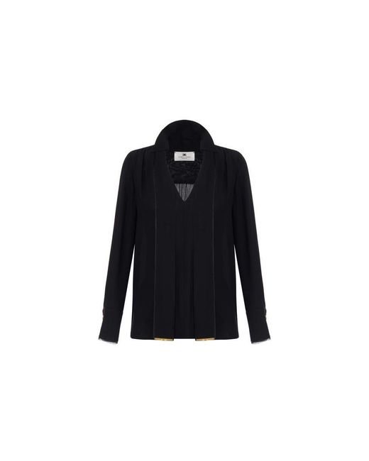 Elisabetta Franchi Black Blouses