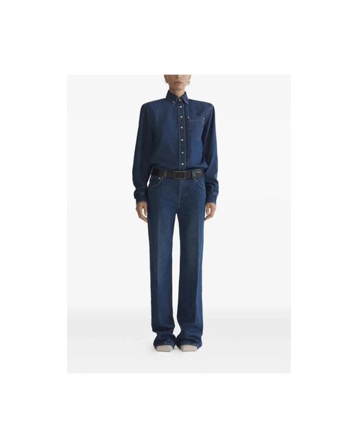 Mugler Blue Straight Fit Jeans