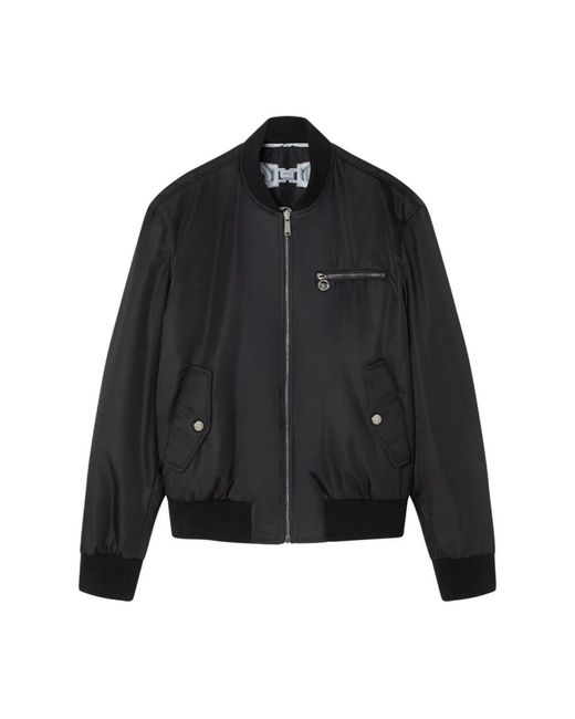 Versace Medusa Chains Omkeerbaar Bomberjack in het Black voor heren