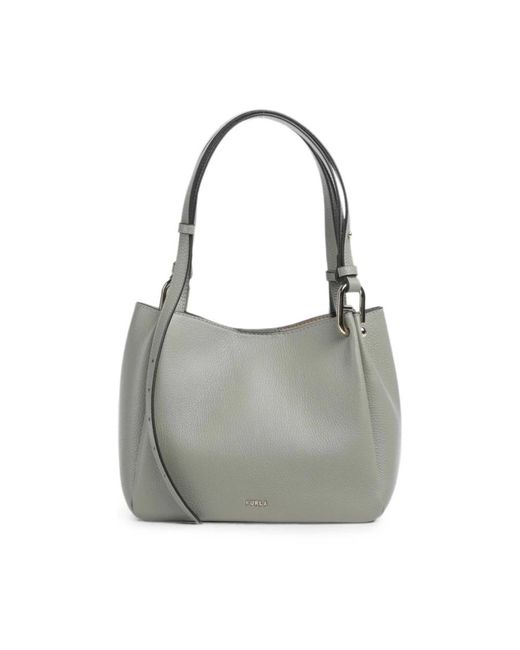 Furla Gray Shoulder Bags
