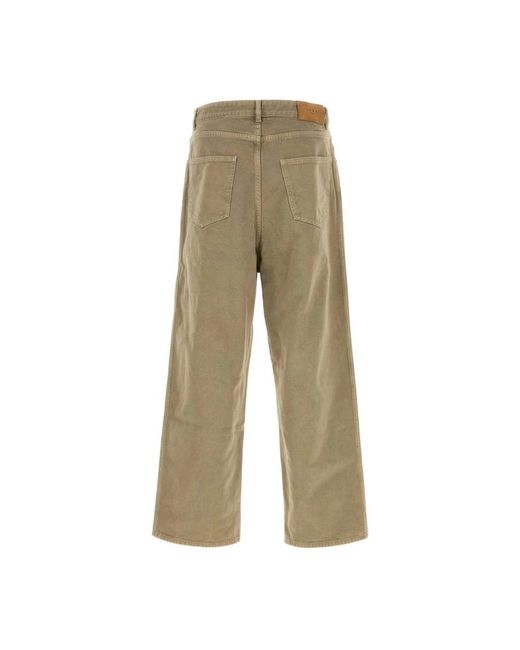 1989 STUDIO Natural Wide Trousers for men