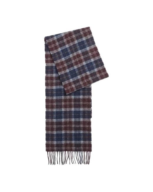 Barbour Blue Winter Scarves for men