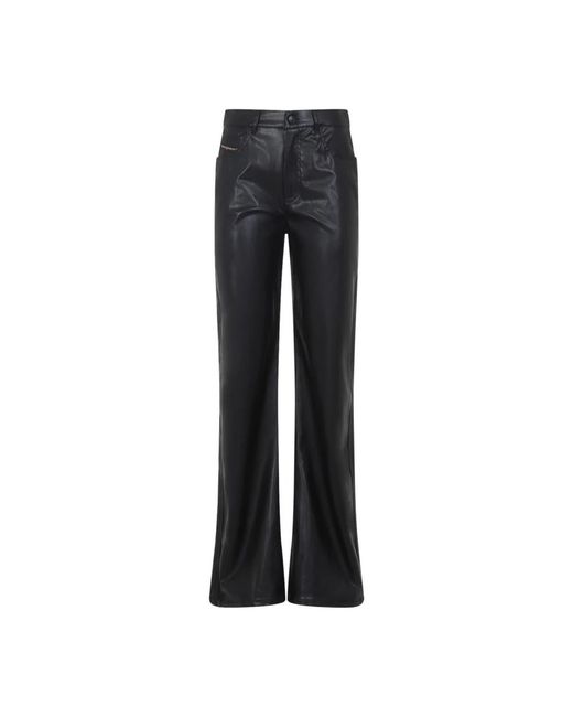 DIESEL Black Wide Trousers