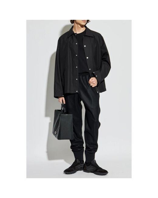 Light Jackets di Jil Sander in Black da Uomo