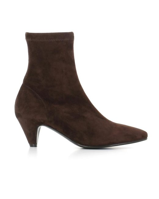 Roberto Del Carlo Brown Heeled Boots