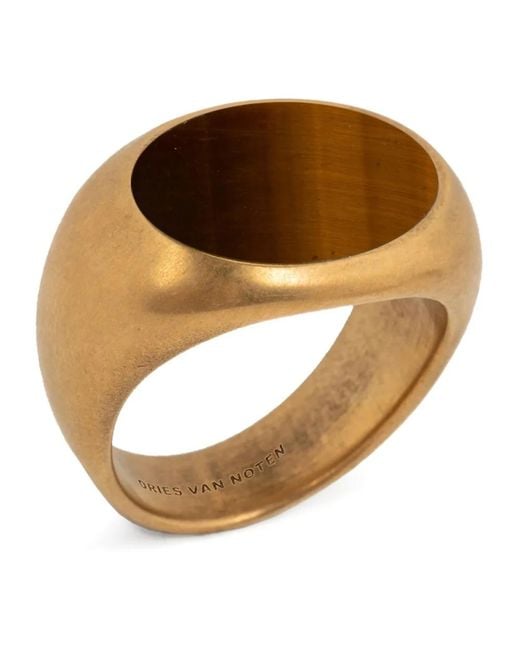 Dries Van Noten Brown Rings for men