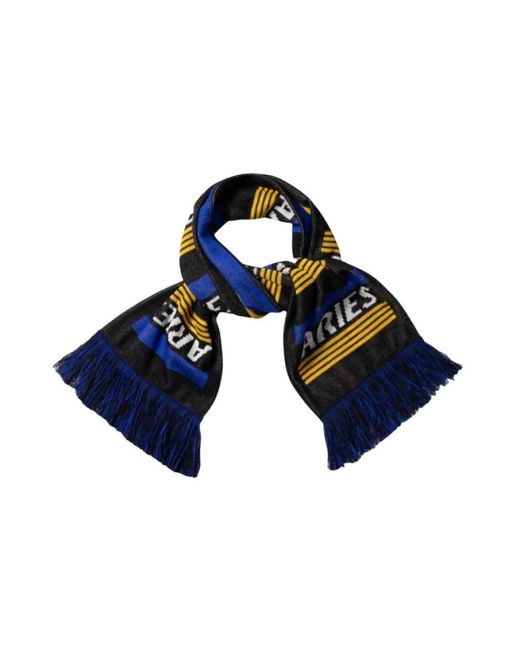 Aries Blue Winter Scarves for men