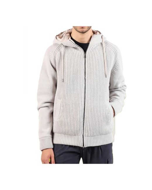 Cardigans Herno de hombre de color White