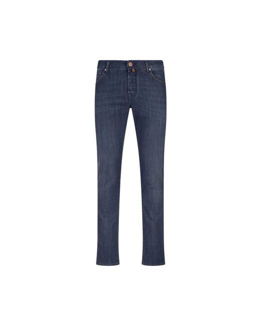 Jacob Cohen Blaue Hose Mit Baumwollmischung in Blue für Herren