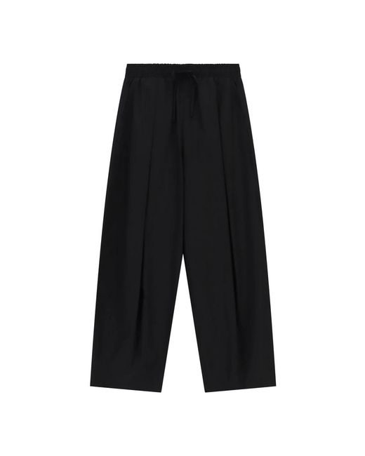 Imperial Black Cropped Trousers