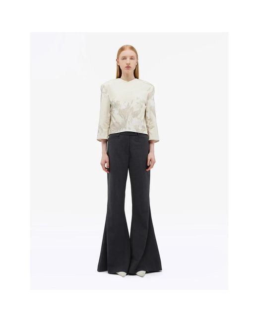 REMAIN Birger Christensen Natural Long Sleeve T-Shirts