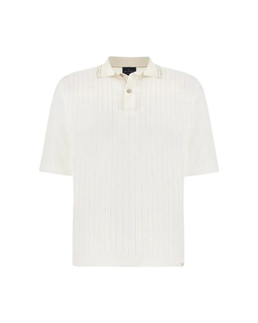 Paul & Shark Tops ,Polo in het White voor heren
