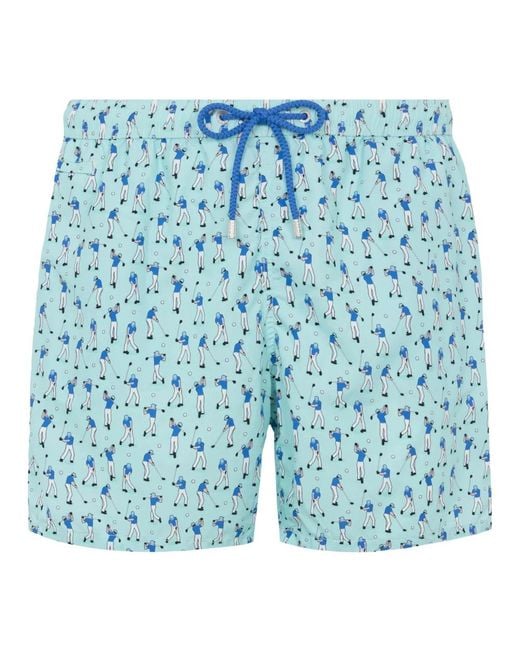 Mc2 Saint Barth Blue Beachwear for men