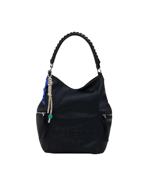 Desigual Zwarte Damesrugzak Met Uniek Ontwerp in het Black