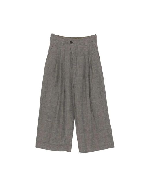Ziggy Chen Gray Wide Trousers for men